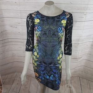 Amelia New York Snakeprint Bodycon Dress Sz 2